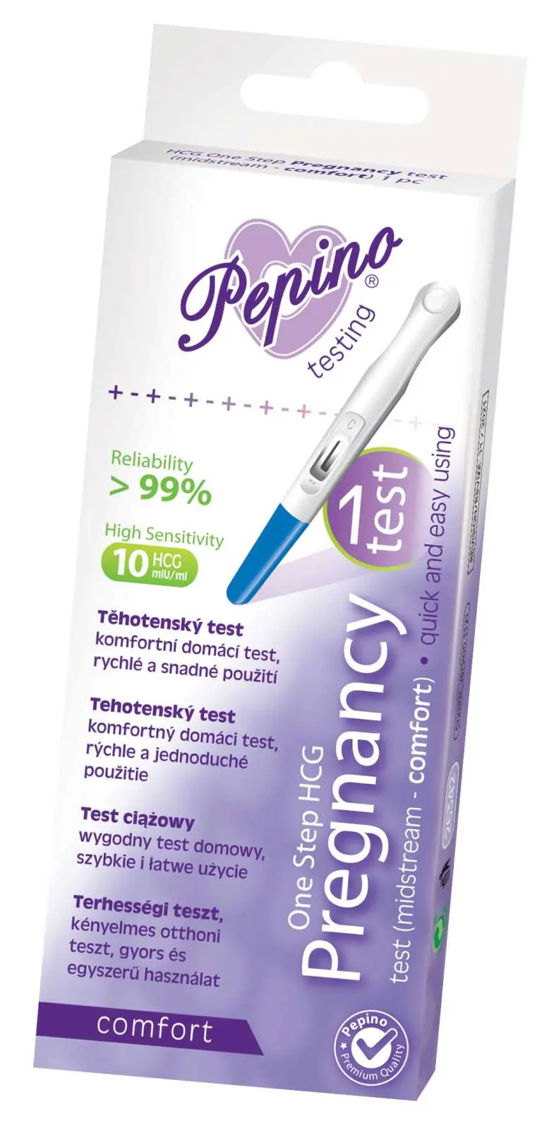 13430-pepino tehotensky test comfort 1ks